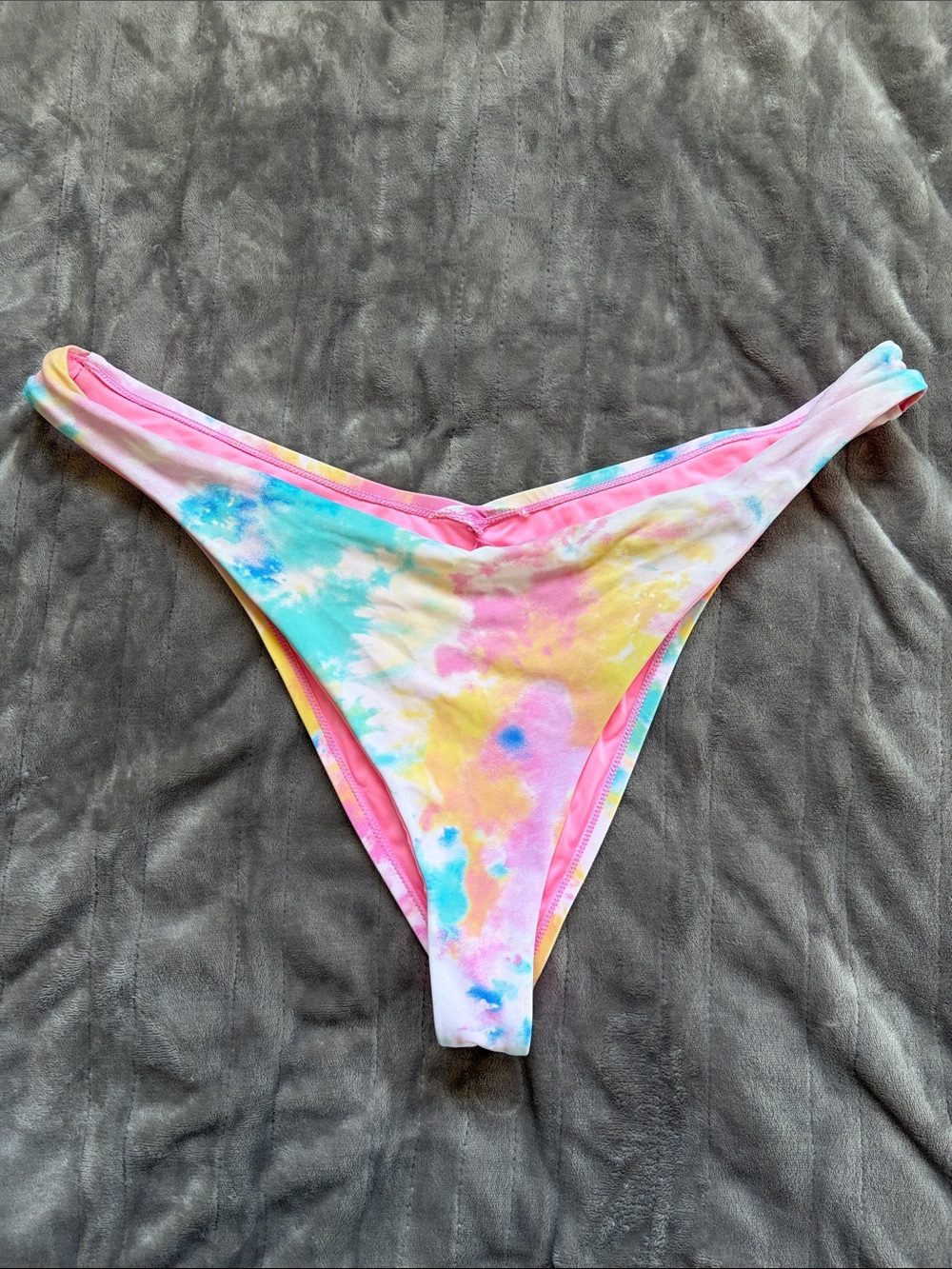 Tie-Dye Pastel Bikini Bottom ONLY 1XL